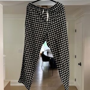 GAP BODY Black & White Plaid Flannel PJ Pants - Size XL